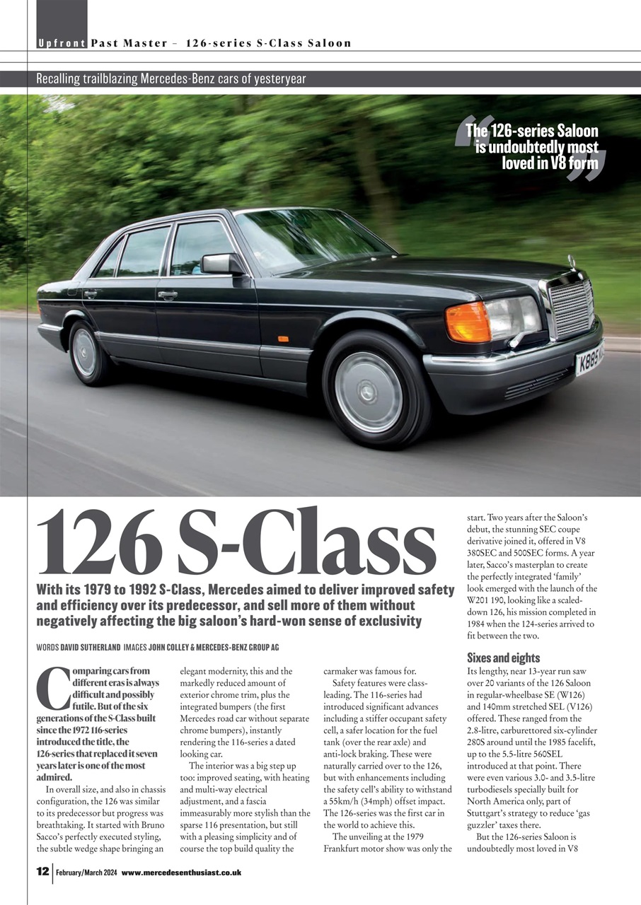 Mercedes Enthusiast Preview Pages