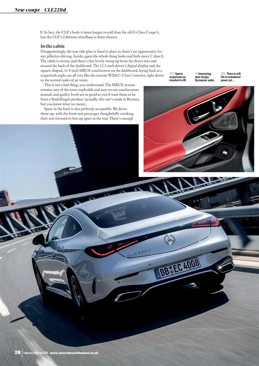 Mercedes Enthusiast Preview Pages
