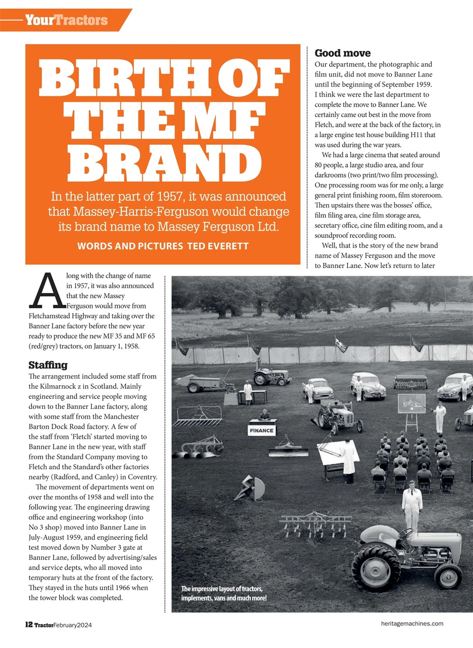 Tractor & Farming Heritage Magazine Preview Pages