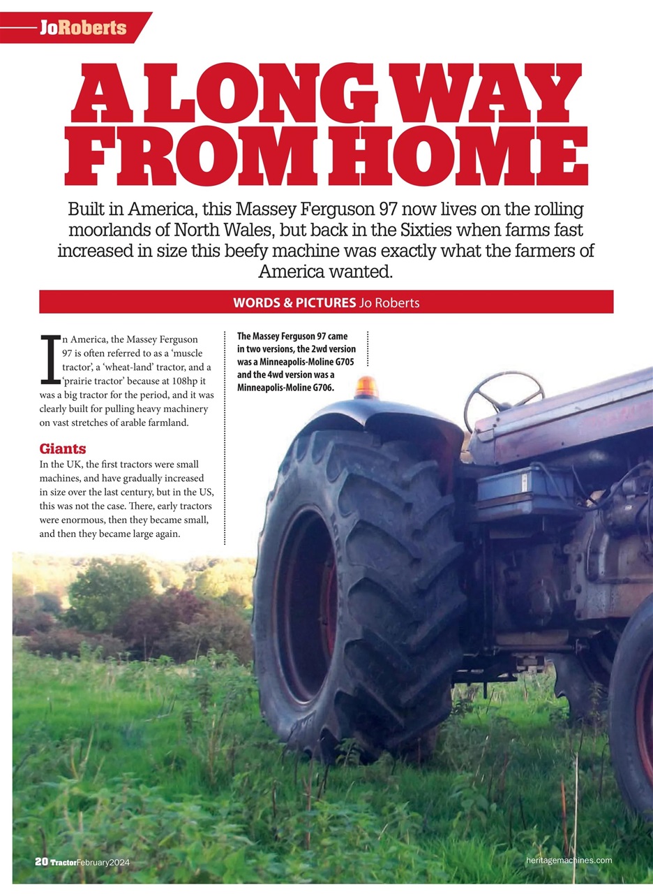 Tractor & Farming Heritage Magazine Preview Pages