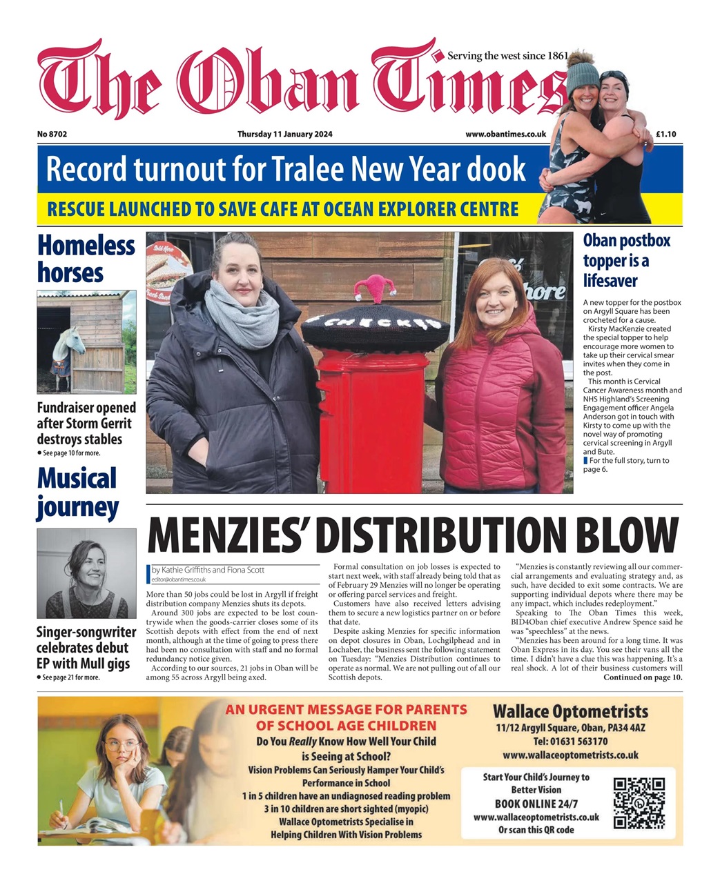 The Oban Times & Lochaber Times Preview Pages