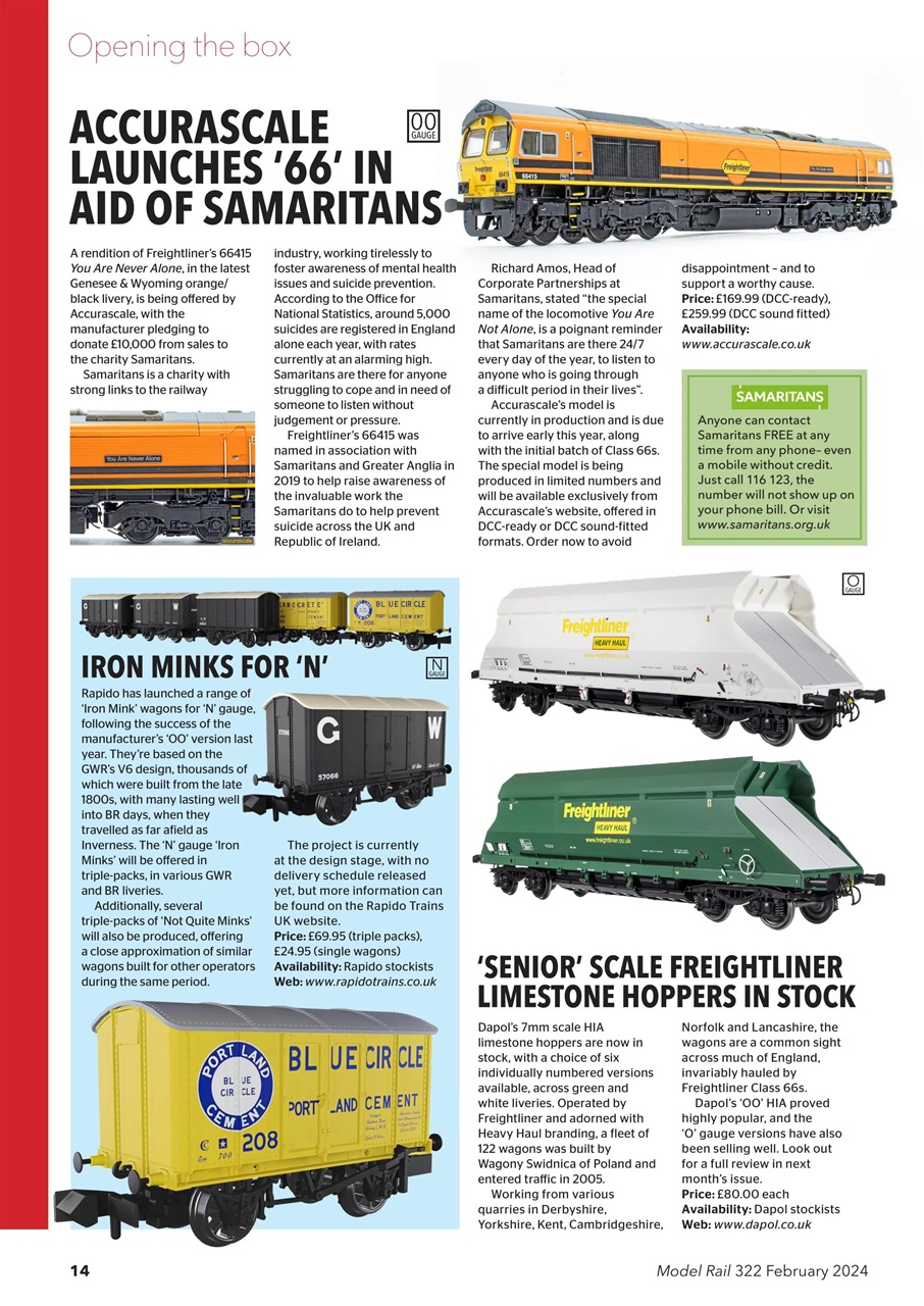 Model Rail Preview Pages