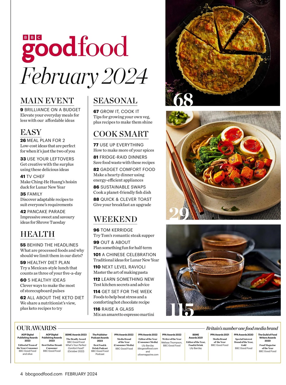 Good Food Magazine Preview Pages