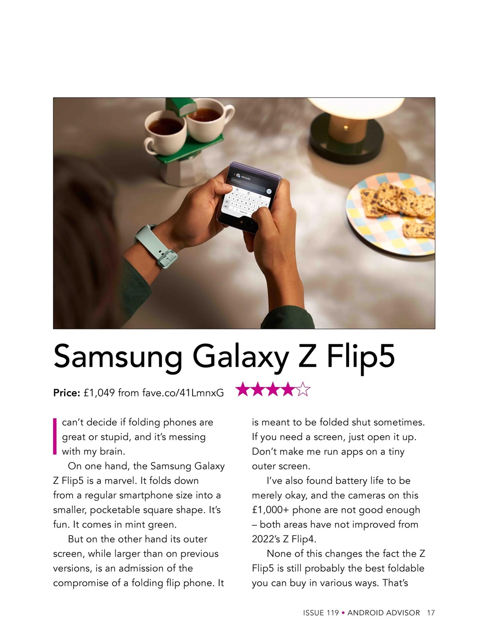 Android Advisor Preview Pages