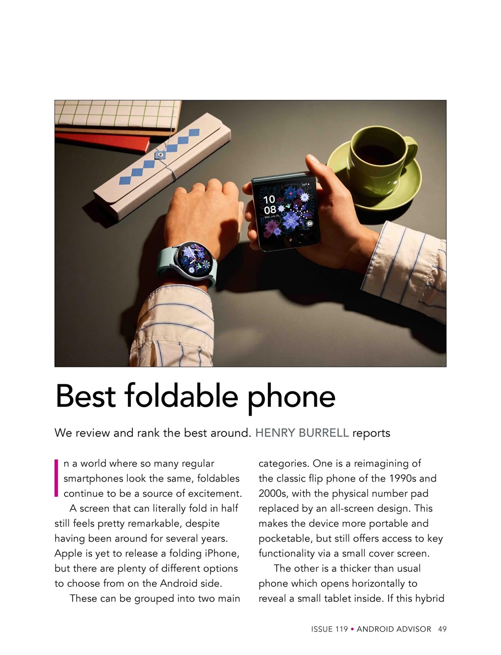 Android Advisor Preview Pages