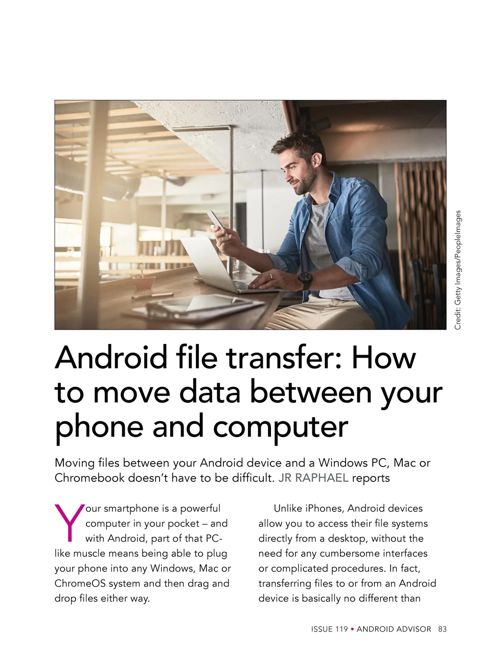 Android Advisor Preview Pages