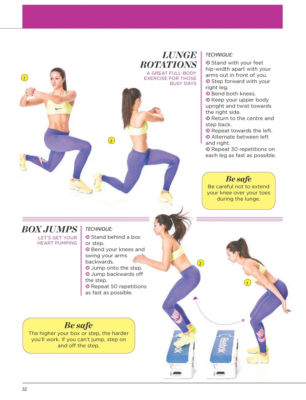 Women’s Fitness Guides Preview Pages