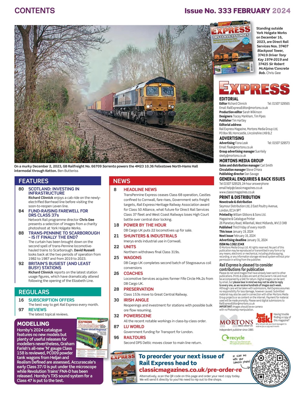 Rail Express Preview Pages