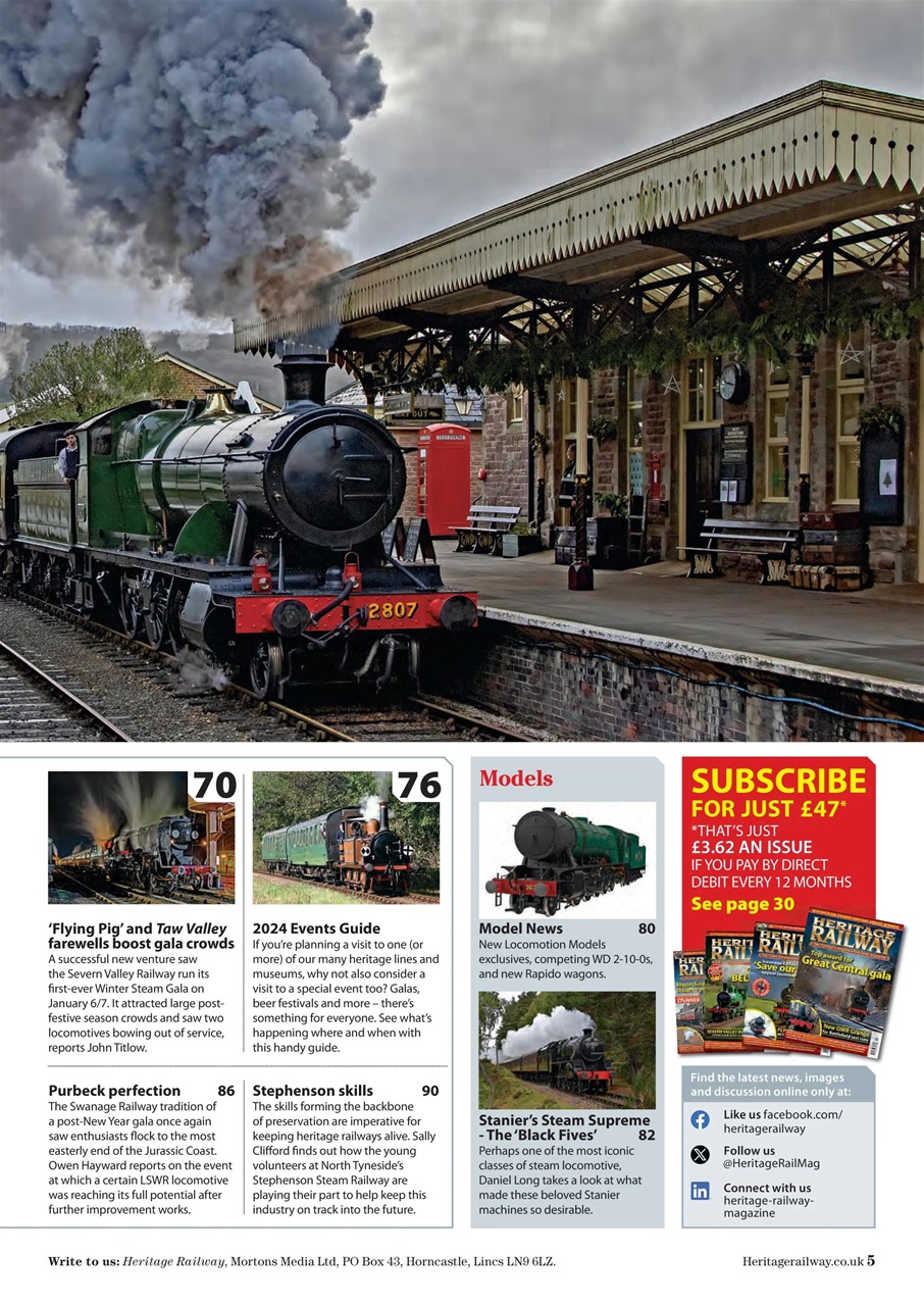 Heritage Railway Preview Pages