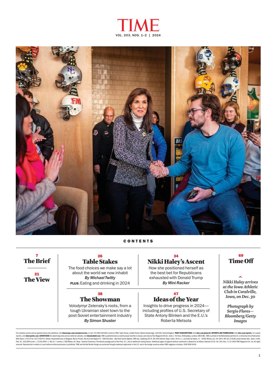 TIME Magazine Europe Preview Pages