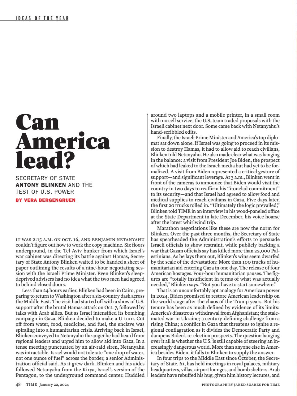 TIME Magazine Europe Preview Pages