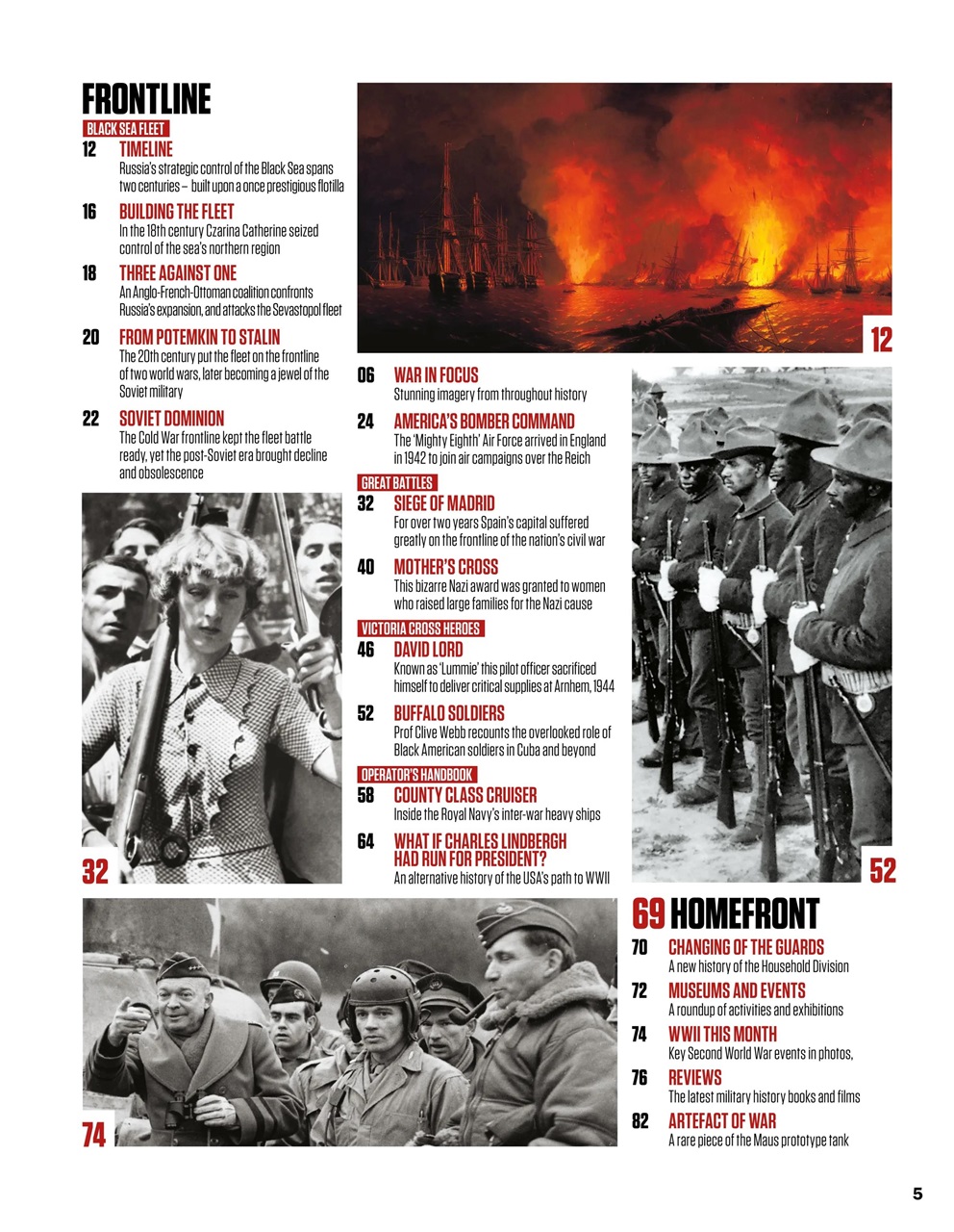 History of War Preview Pages