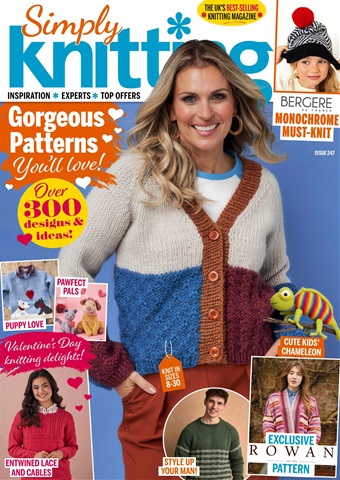 Simply Knitting issue February 2024
