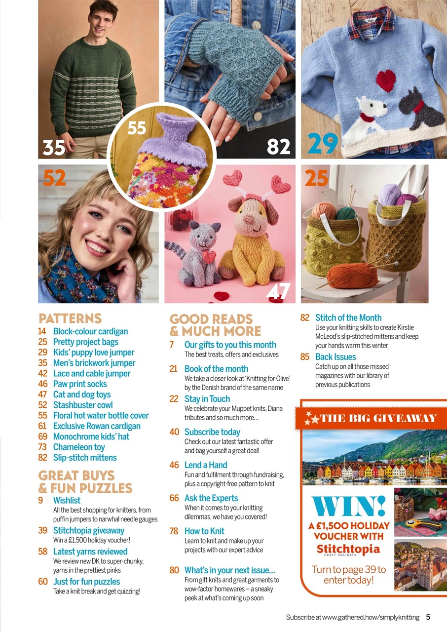 Simply Knitting Preview Pages