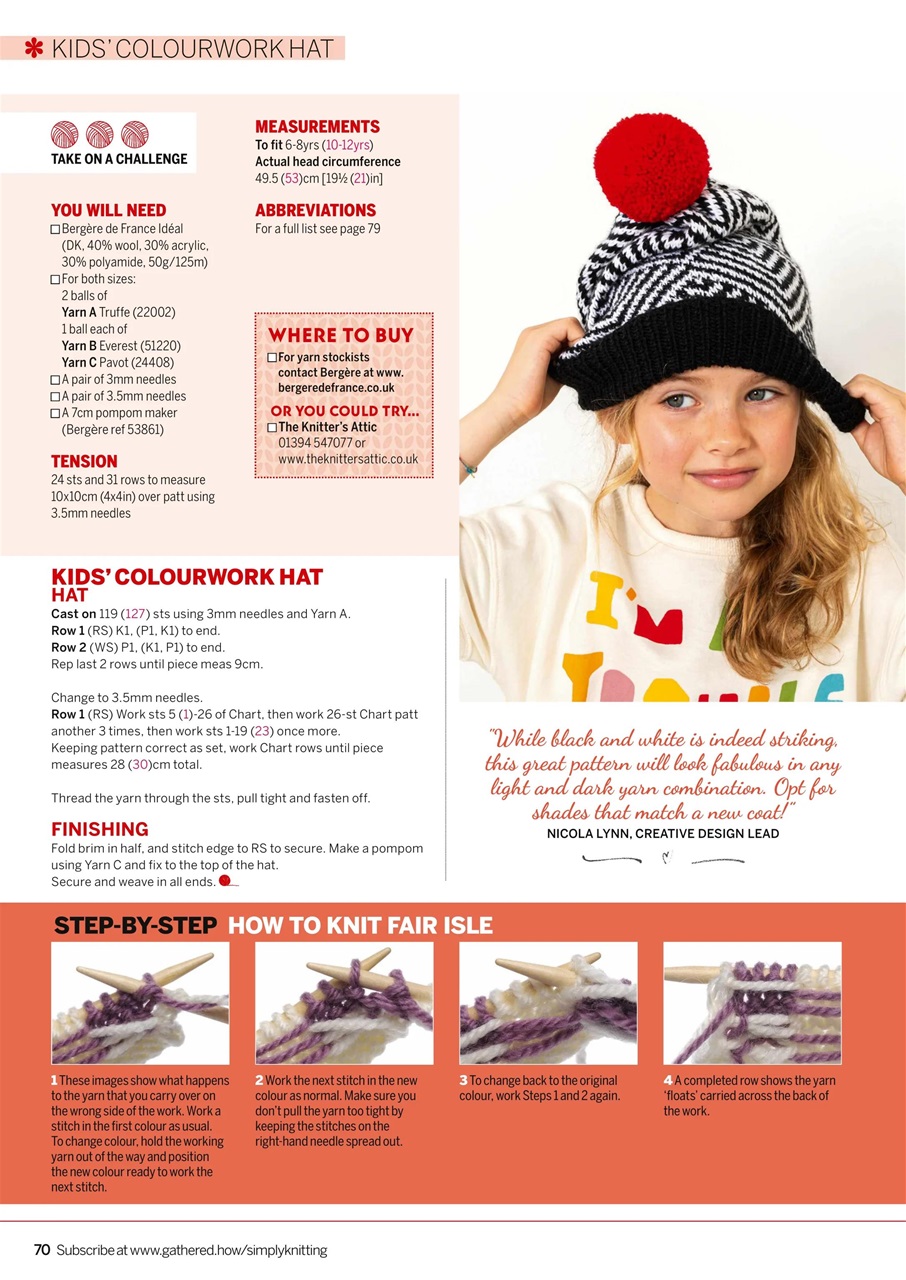 Simply Knitting Preview Pages