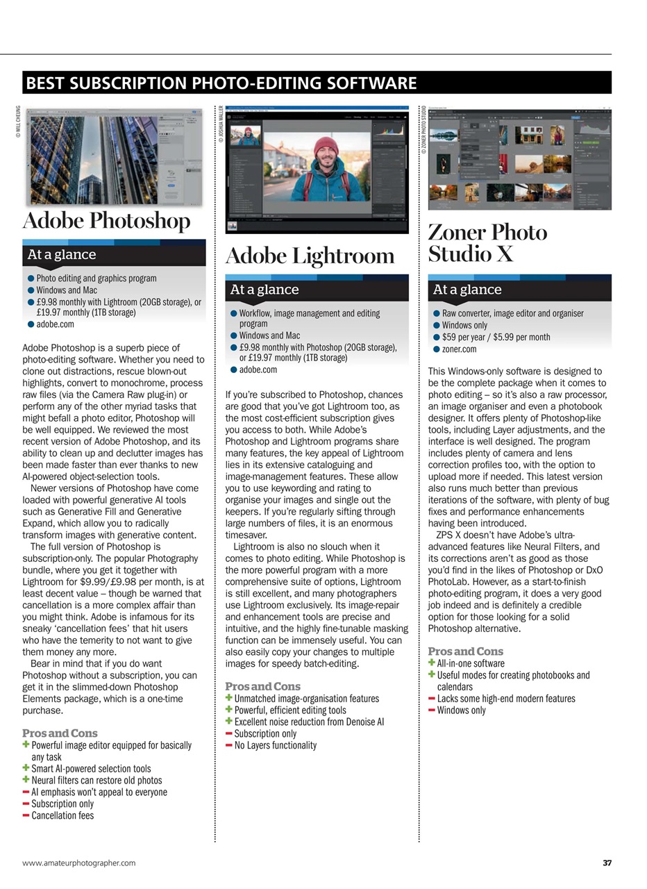 Amateur Photographer Preview Pages