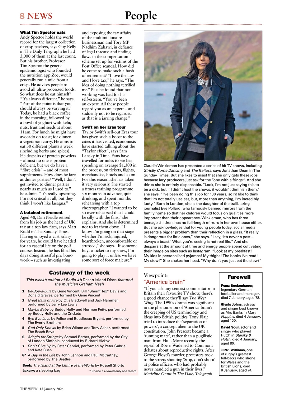 The Week Preview Pages