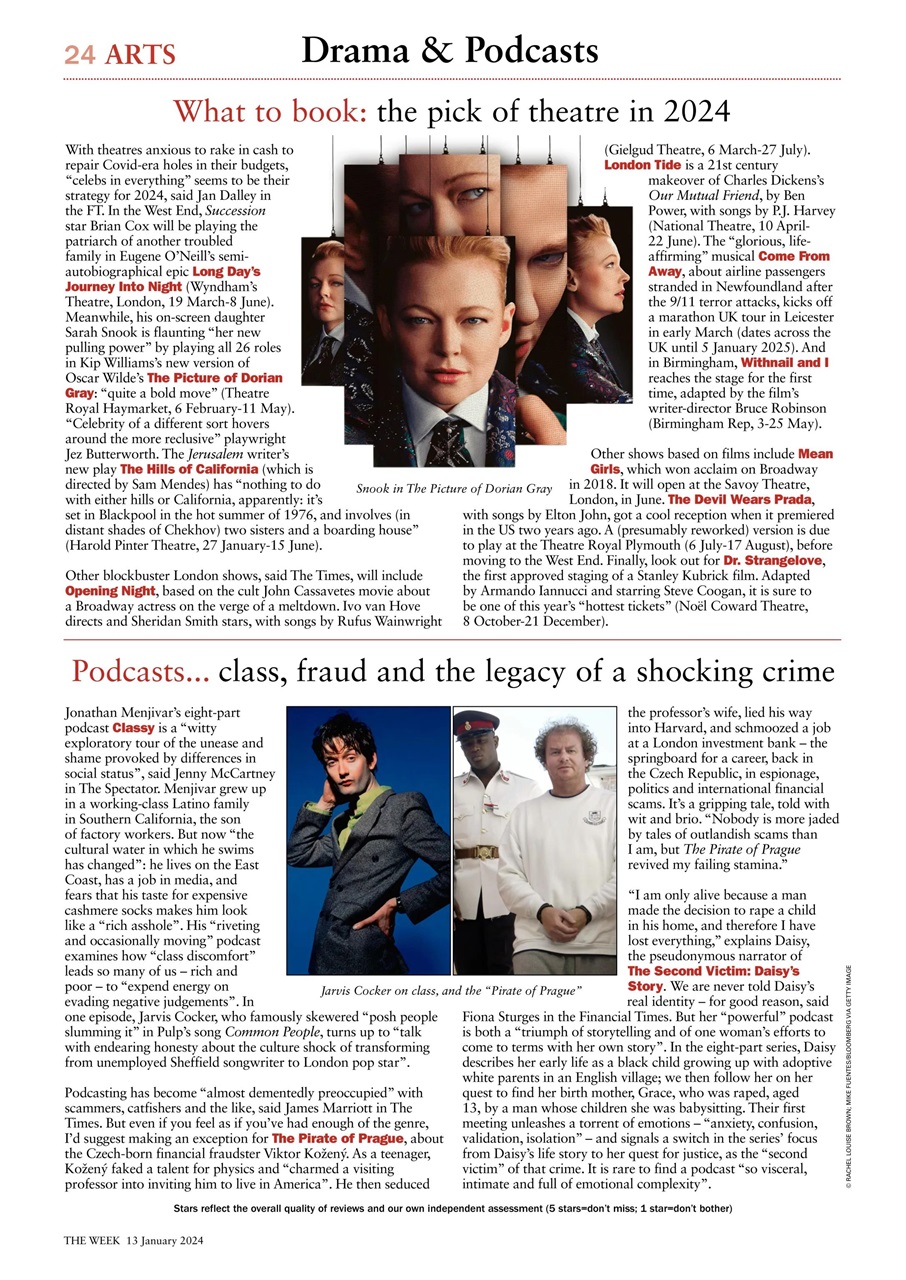 The Week Preview Pages