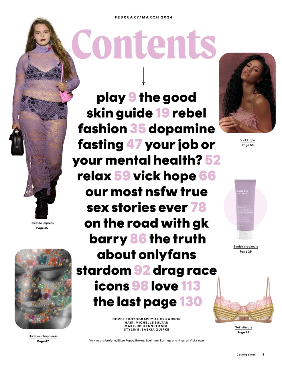 Cosmopolitan Preview Pages