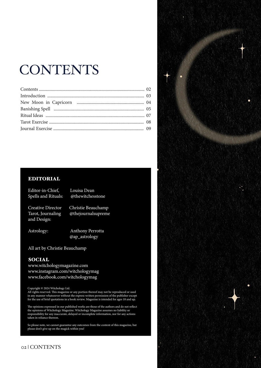 Witchology Magazine Preview Pages