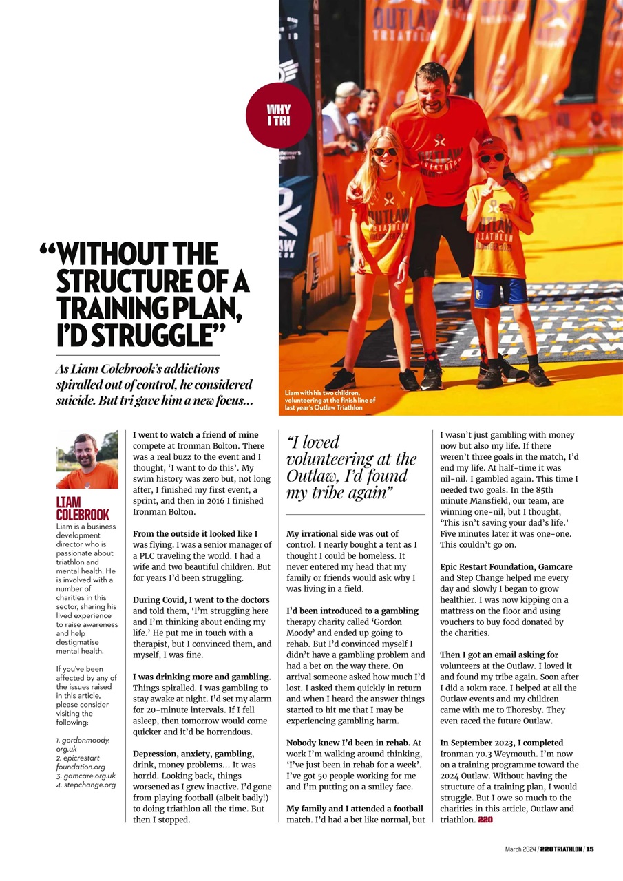 220 Triathlon Magazine Preview Pages