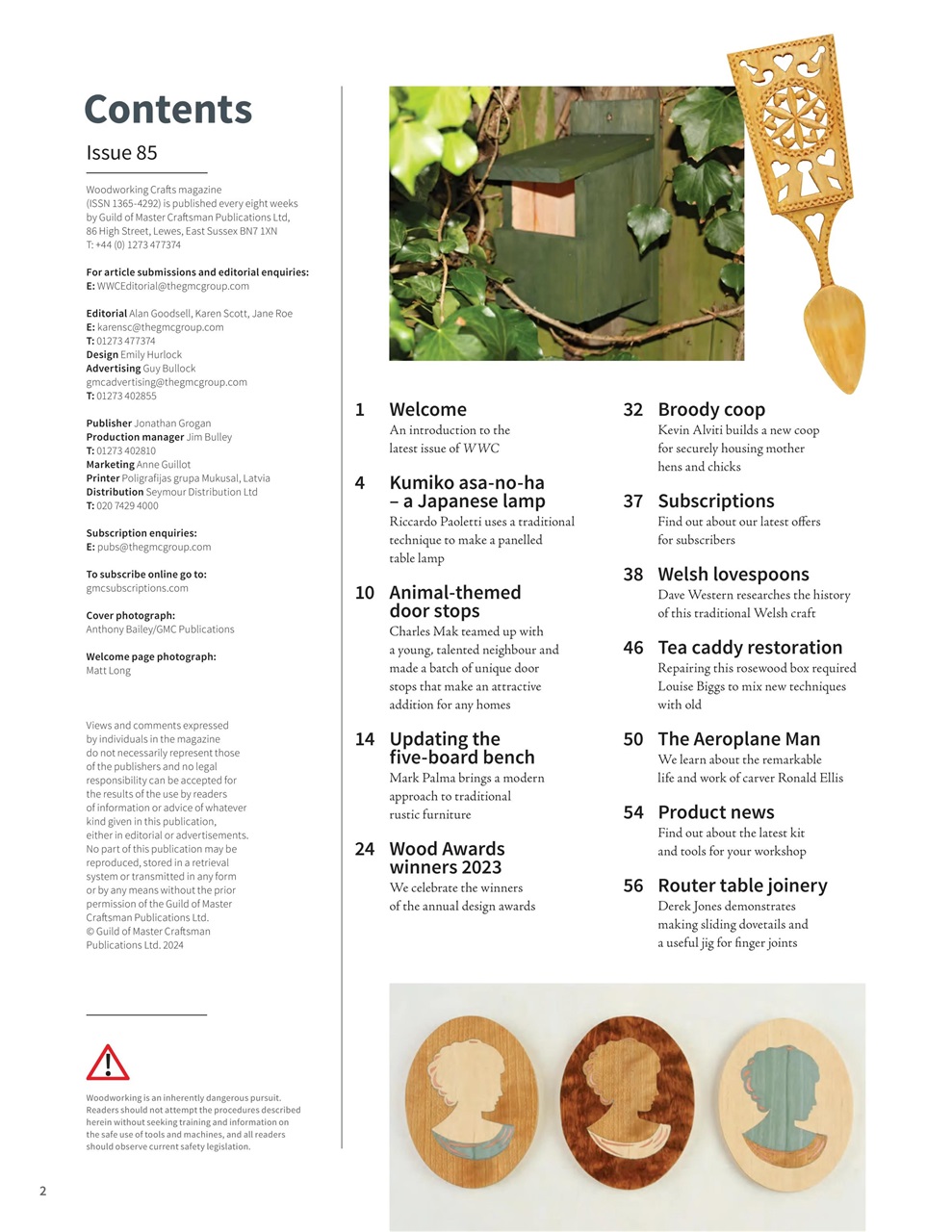 Woodworking Crafts Magazine Preview Pages