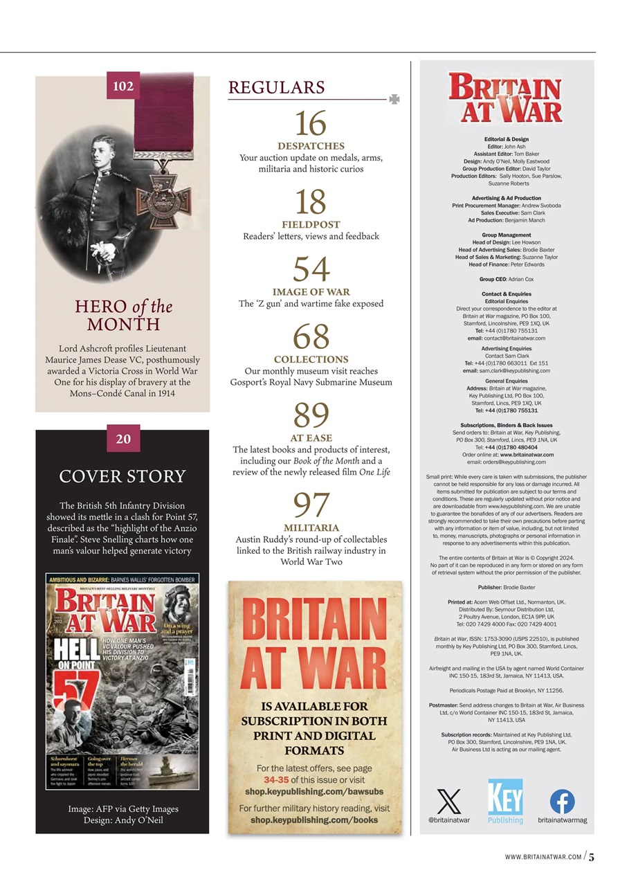 Britain at War Magazine Preview Pages