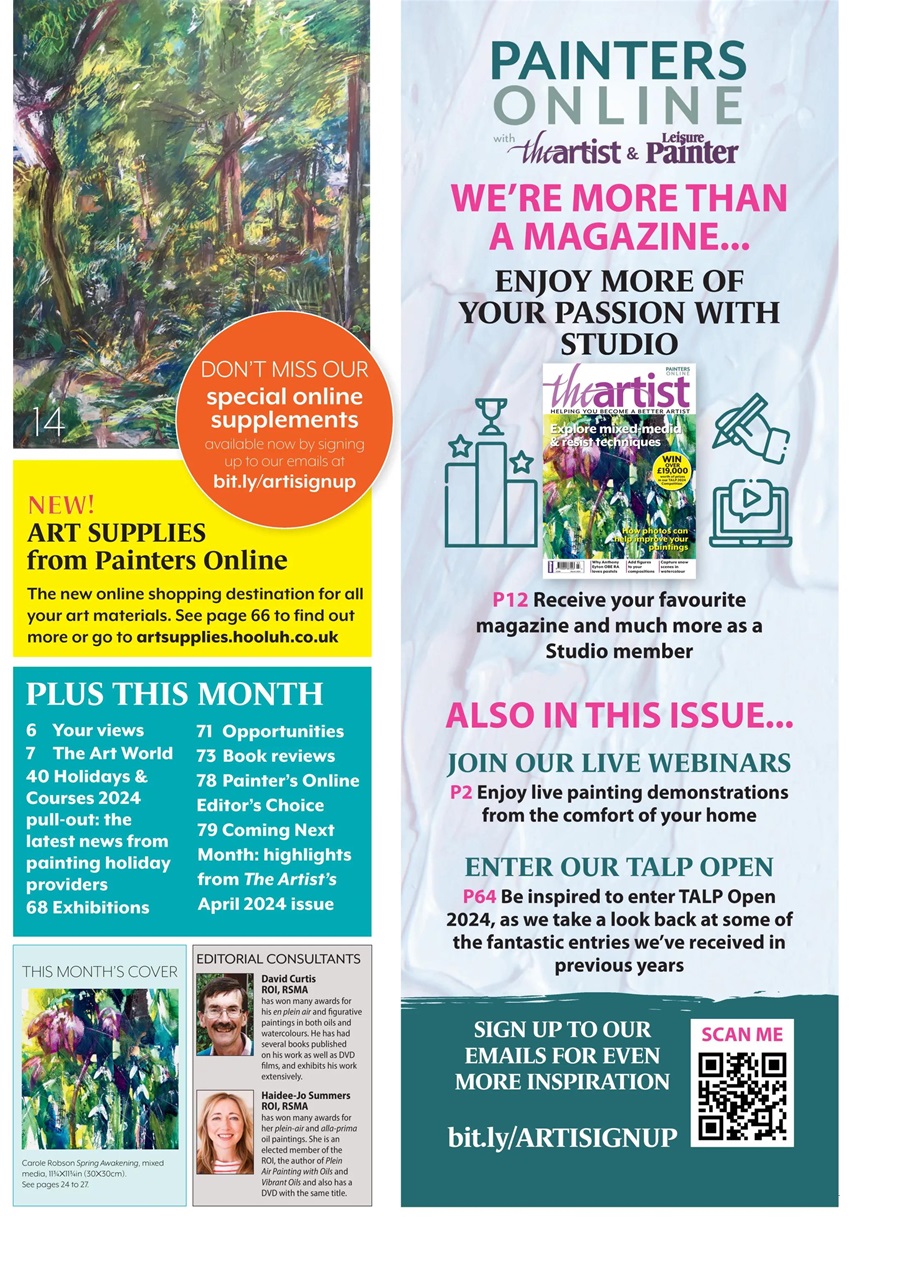 The Artist Preview Pages