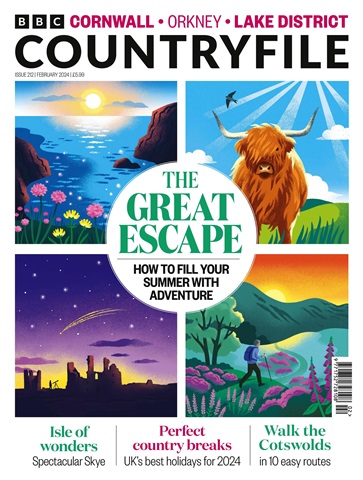 BBC Countryfile Magazine issue February 2024