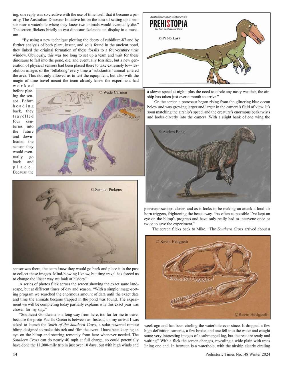 Prehistoric Times Preview Pages
