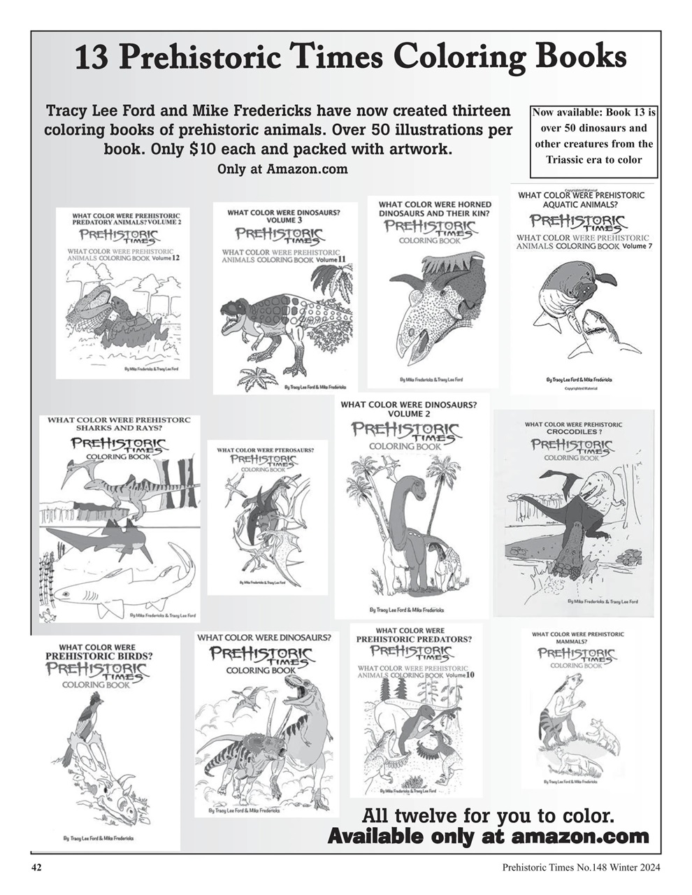 Prehistoric Times Preview Pages