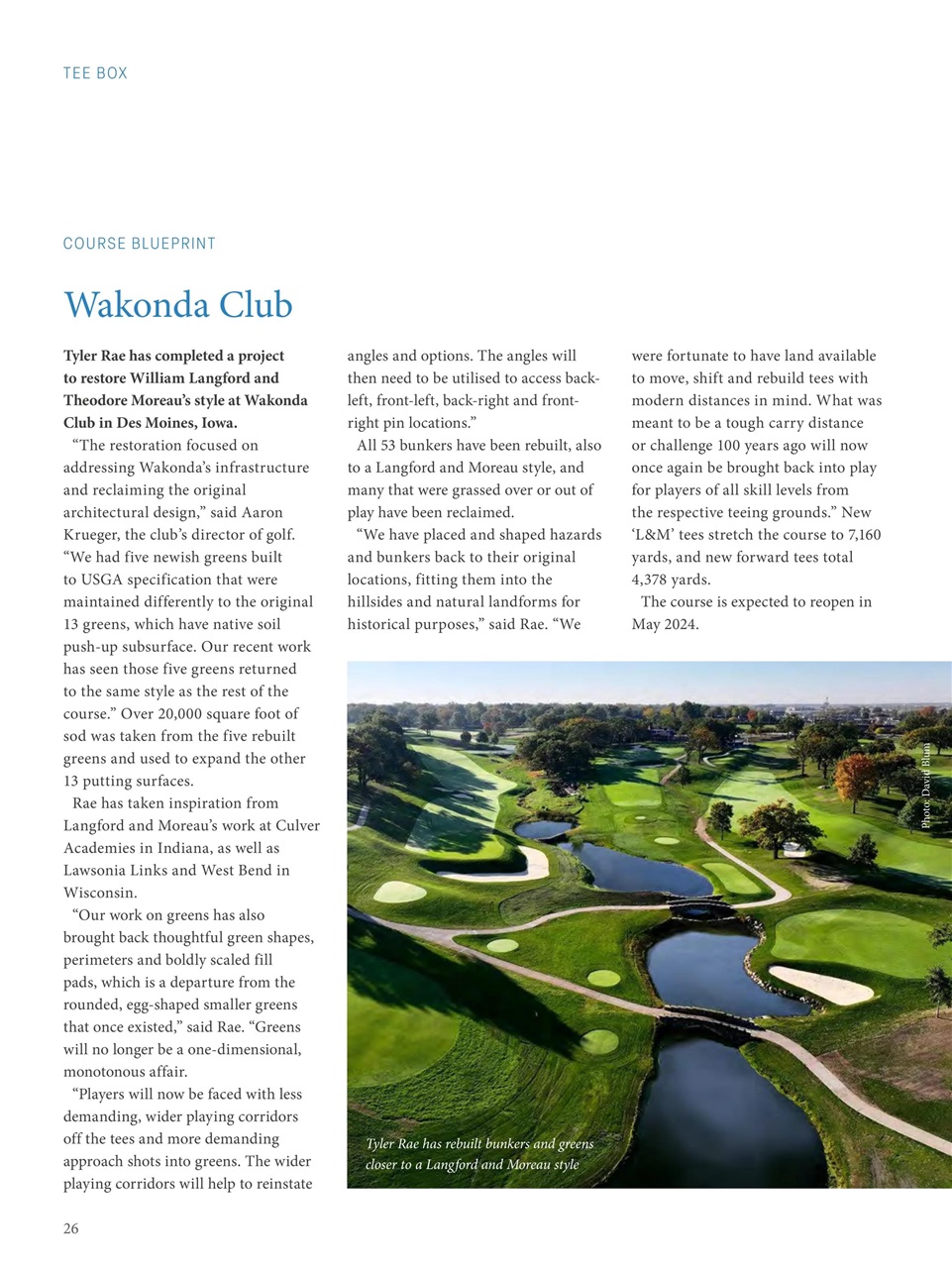 Golf Course Architecture Preview Pages