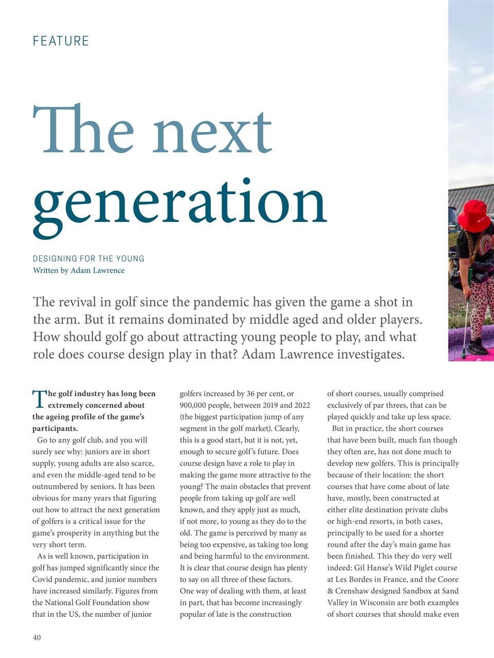 Golf Course Architecture Preview Pages