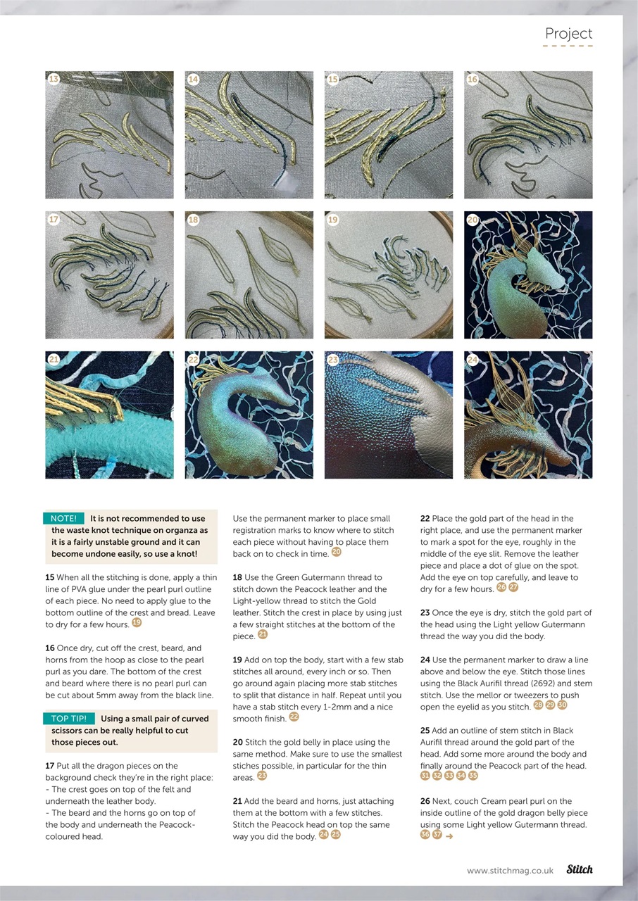 Stitch magazine Preview Pages