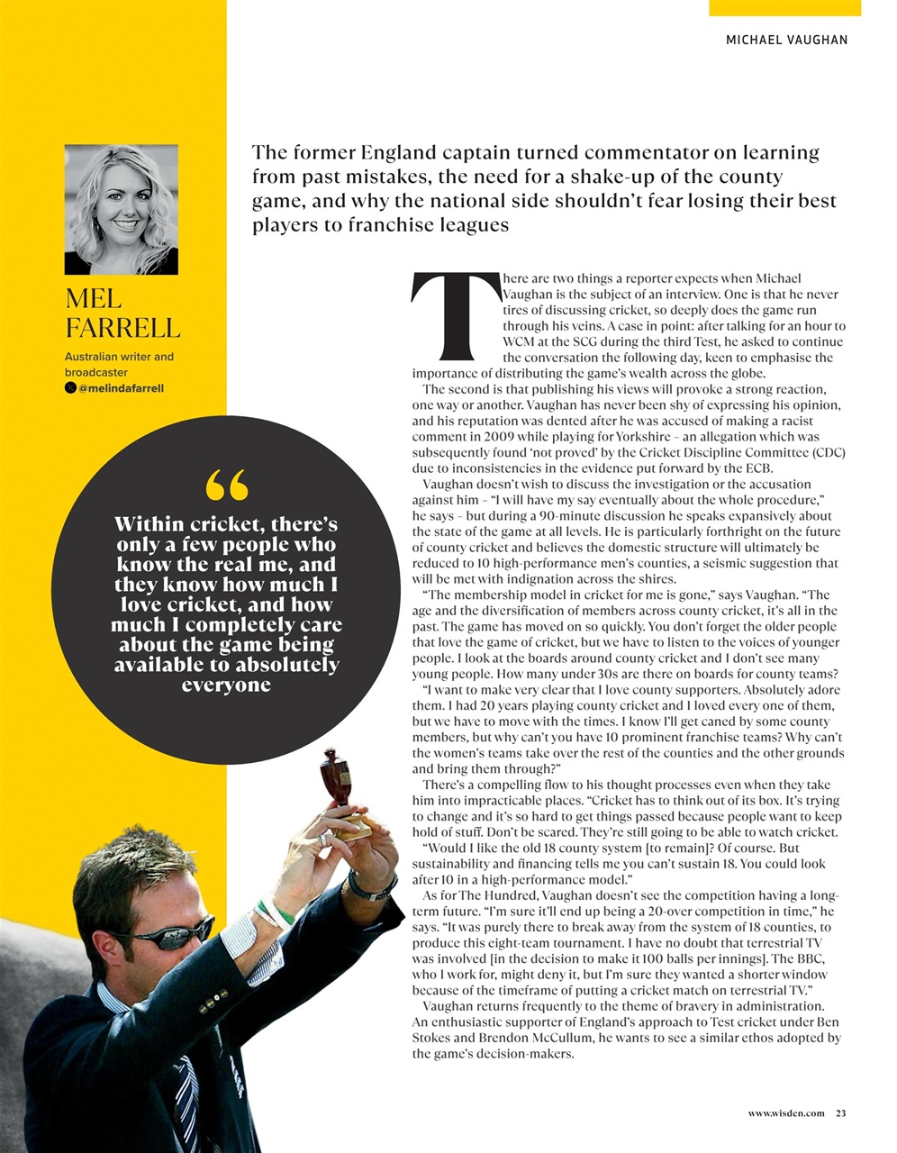 Wisden Cricket Monthly Preview Pages