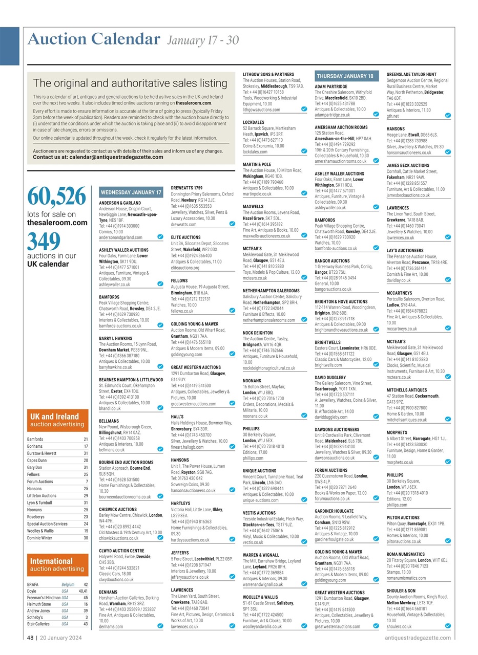 Antiques Trade Gazette Preview Pages