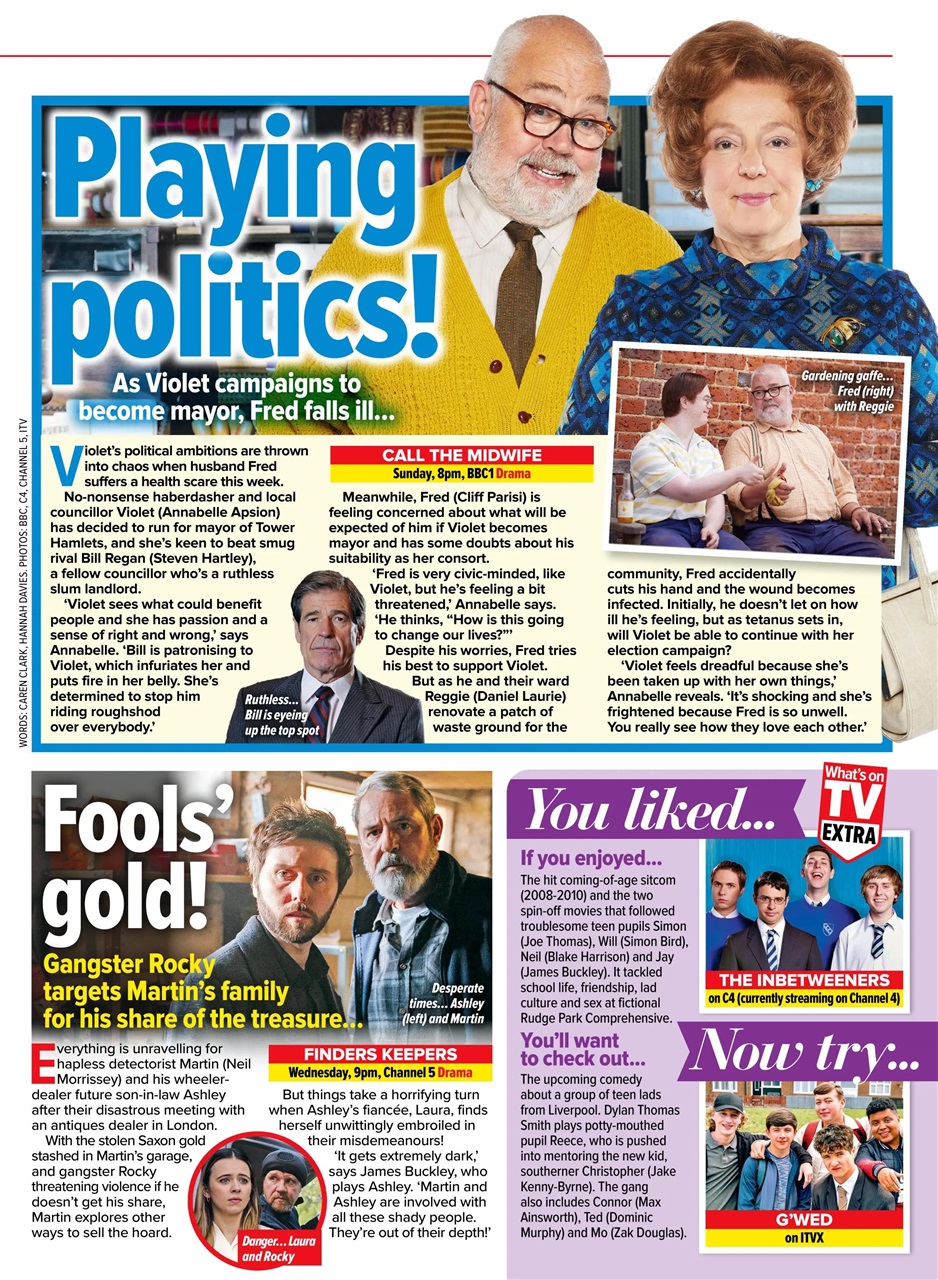 What's on TV Preview Pages