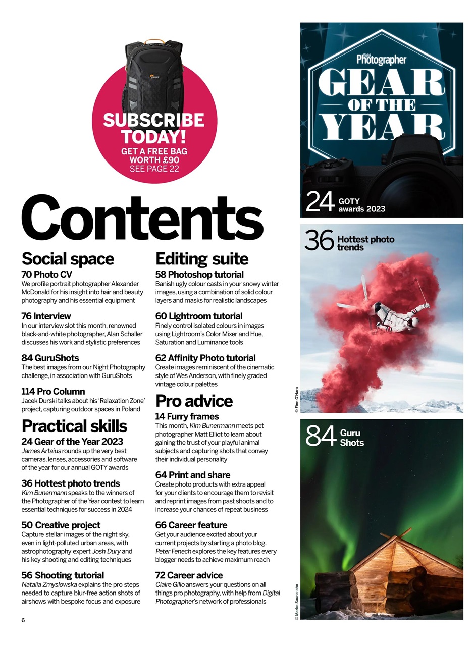 Digital Photographer Preview Pages