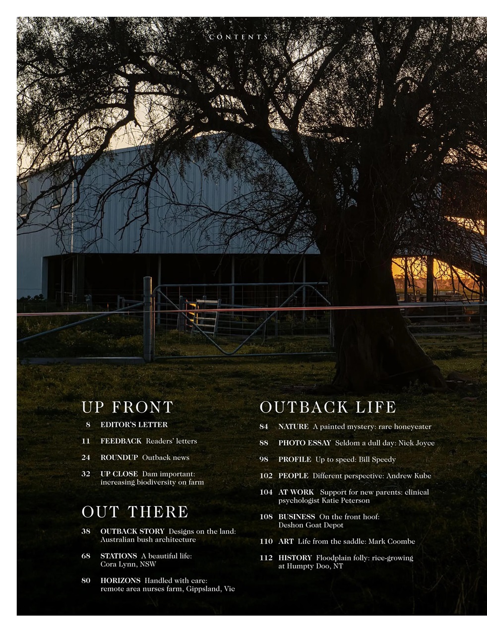OUTBACK Magazine Preview Pages