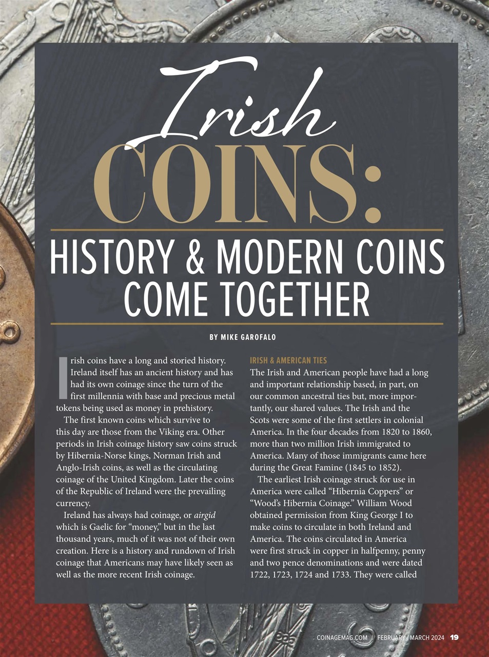 COINage Magazine Preview Pages