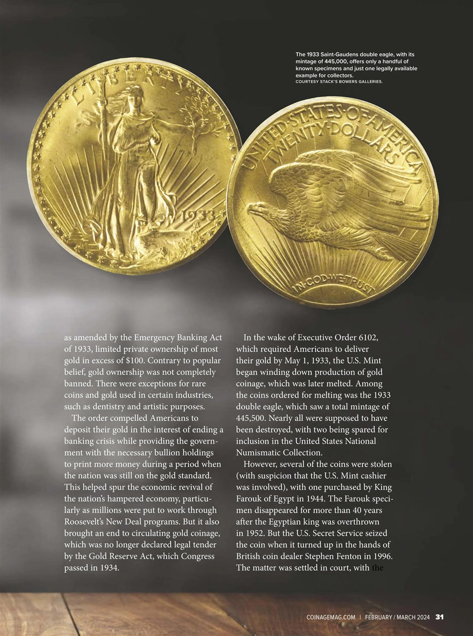 COINage Magazine Preview Pages