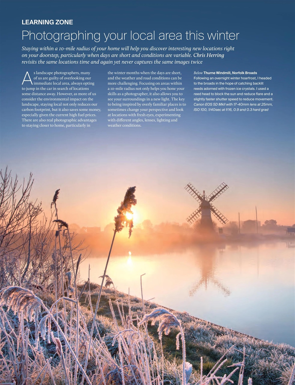 Outdoor Photography Preview Pages