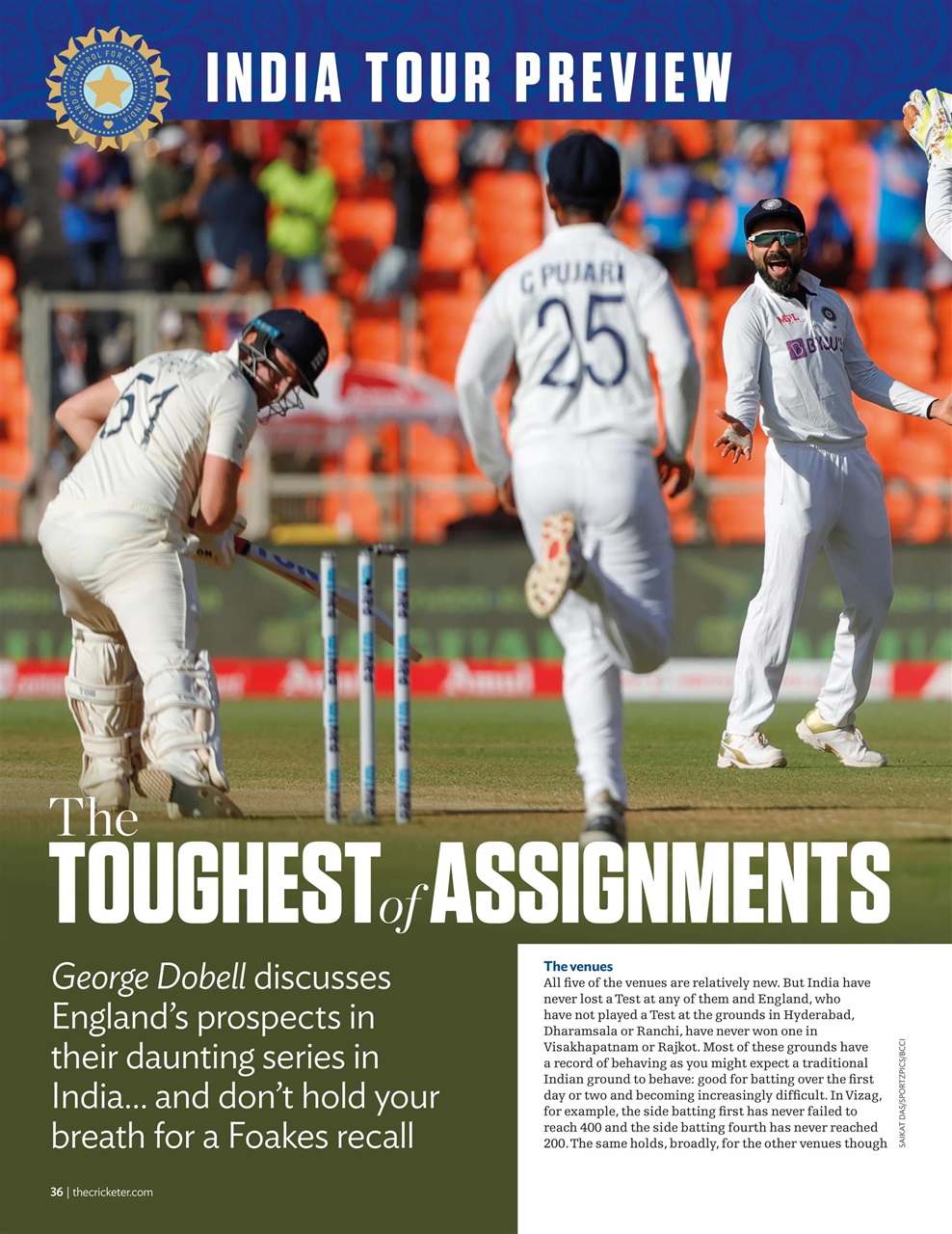 The Cricketer Magazine Preview Pages