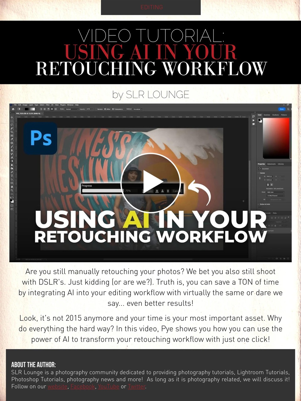 Photography Masterclass Magazine Preview Pages