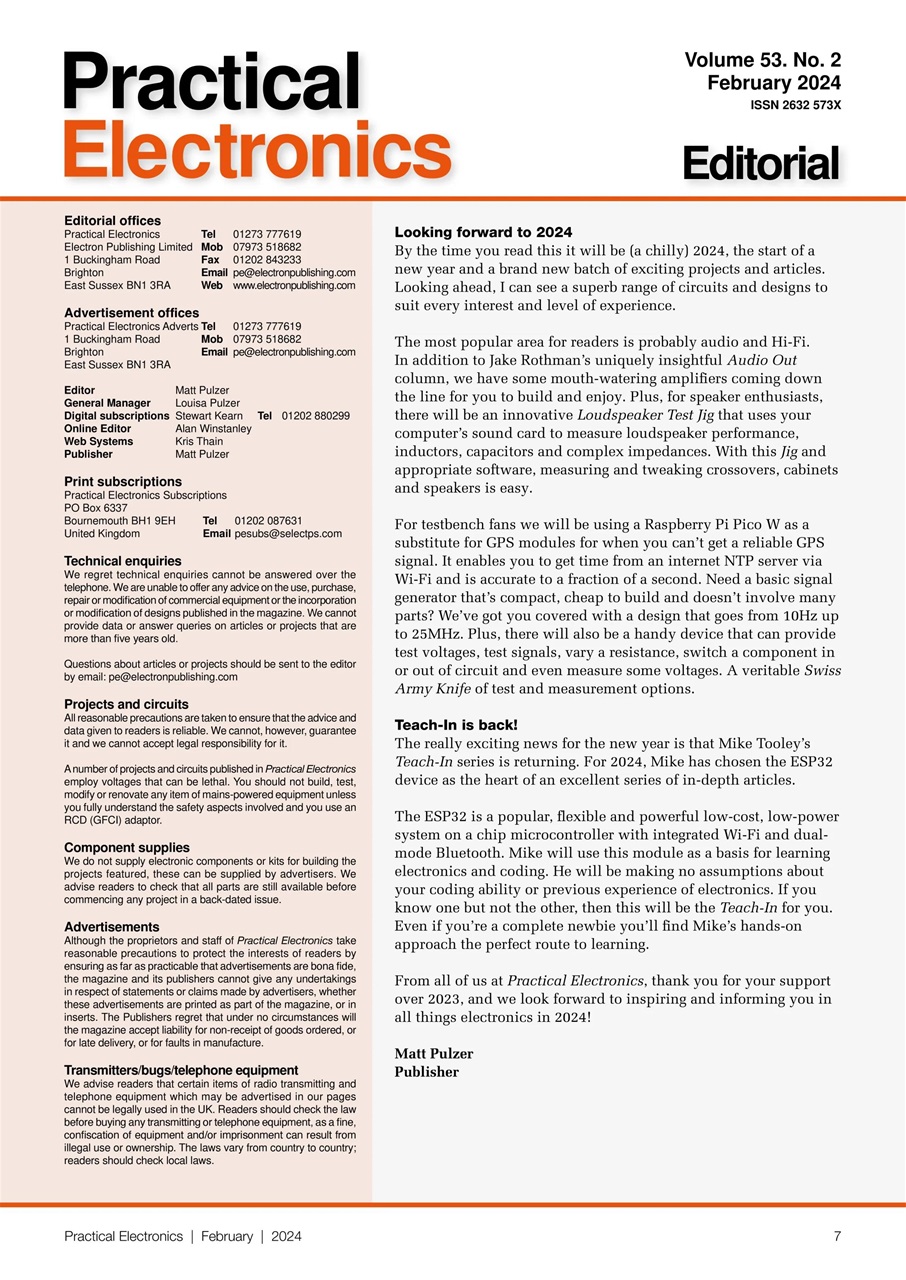 Practical Electronics Preview Pages