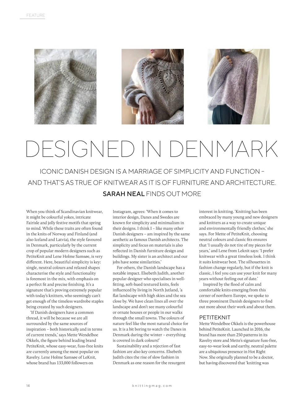 Knitting Preview Pages