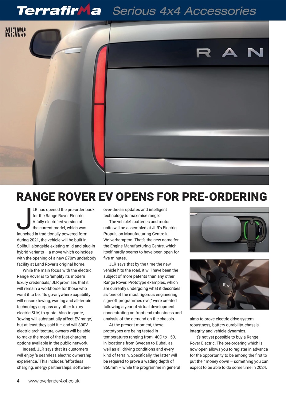 Overlander 4X4 Preview Pages
