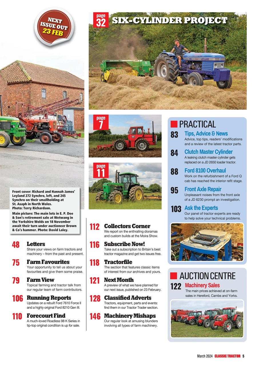 Classic Tractor Preview Pages
