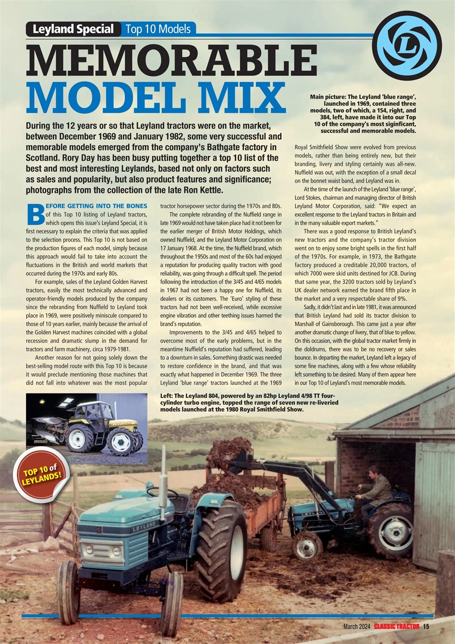 Classic Tractor Preview Pages