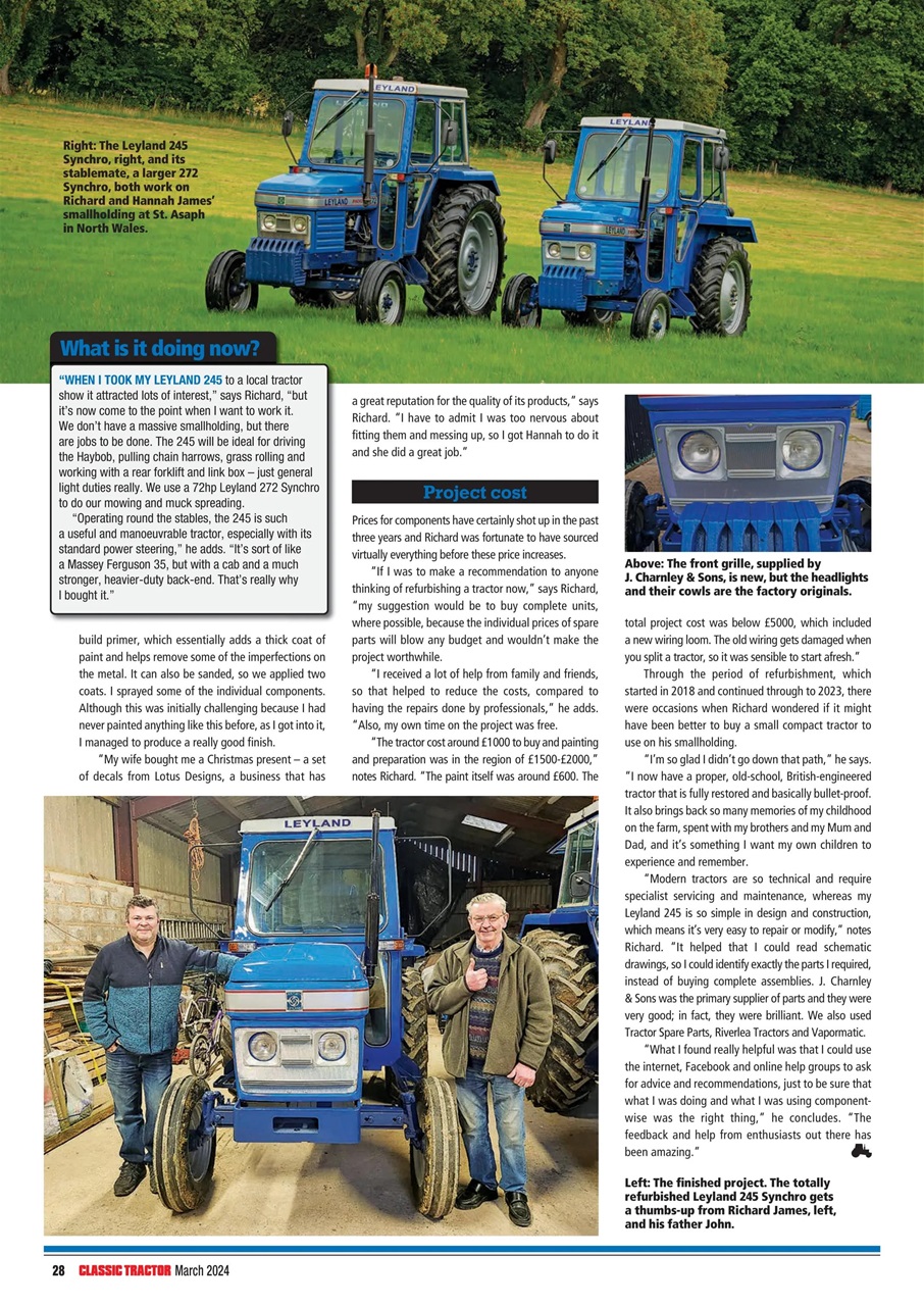 Classic Tractor Preview Pages